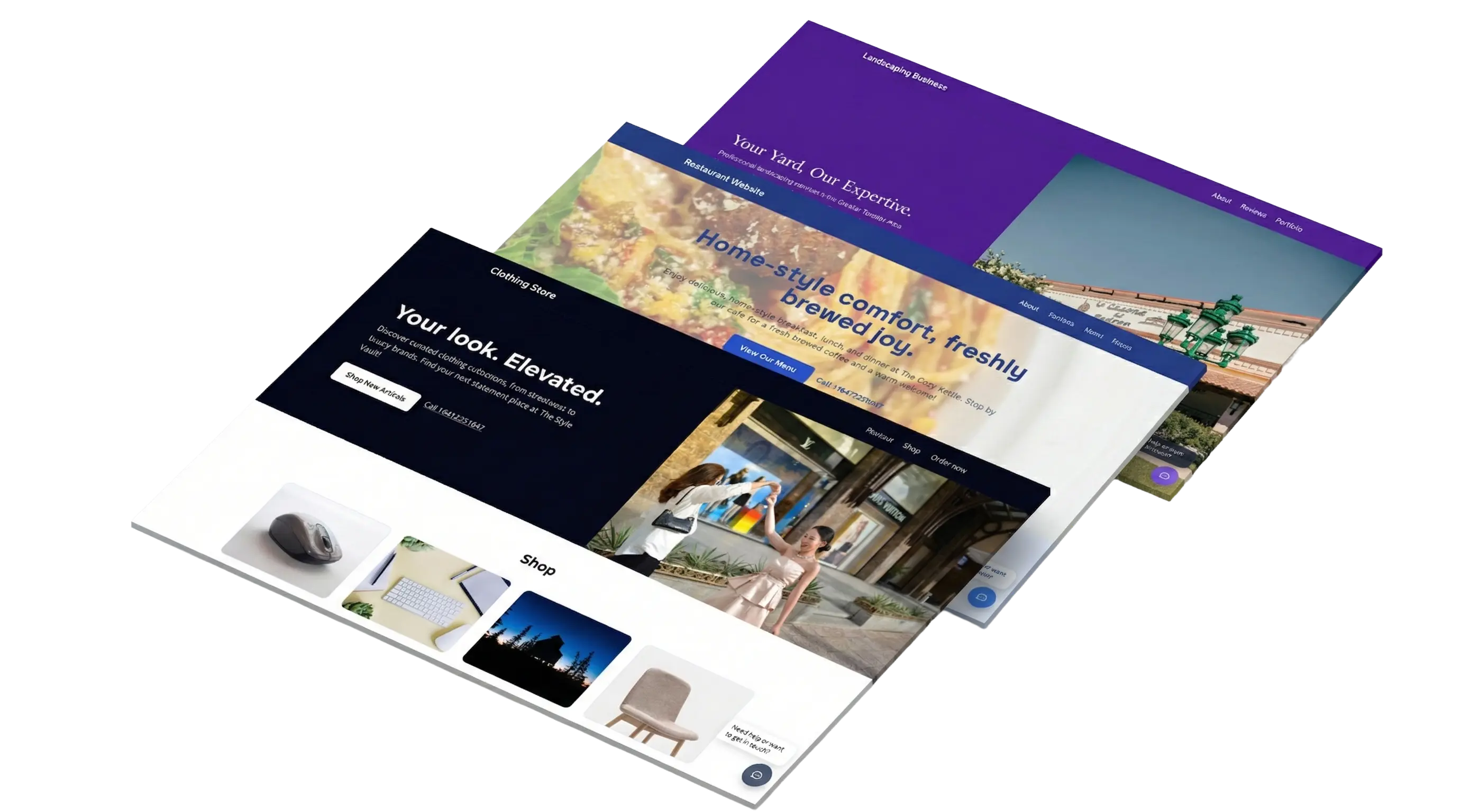 Custom website with admin dashboard built by Everyone Gets A Website